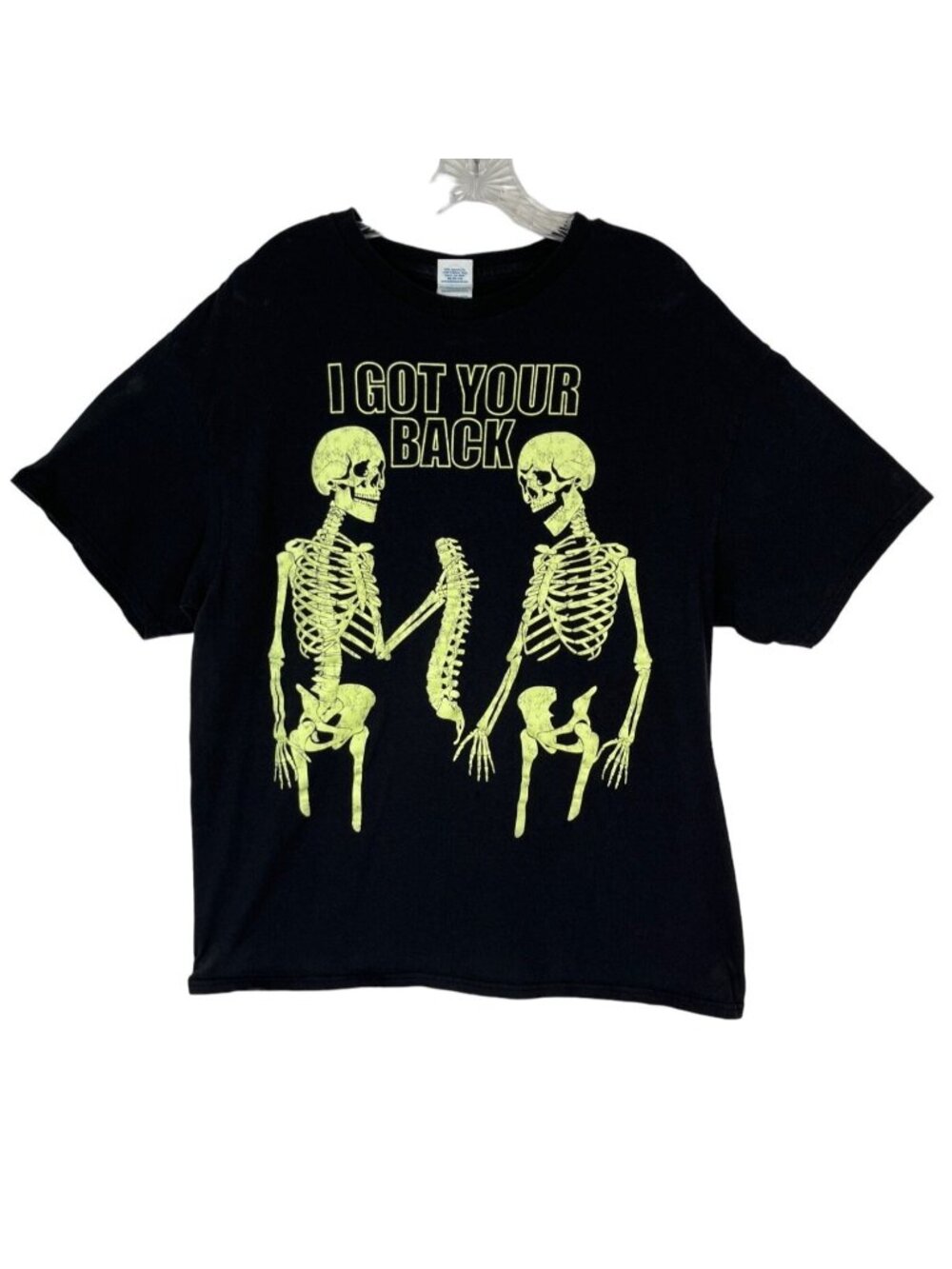Delta Pro Halloween Tshirt Mens XL Black I Got Your Back Skeleton
